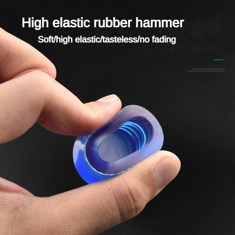 1 double headed installation hammer, 25mm to 45mm rubber hammer with rubber handle, detachable insulated installation hammer 3