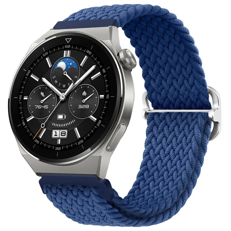 Braided Nylon Loop Smartwatch Strap - Universal Fit, 20/22mm
