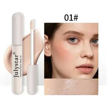 Heallor 6 Colors Liquid Concealer for Covering Facial Spots Long-lasting Natural Body Tattoo Concealer Cream Eye Concealer Beaut - Thumbnail 6