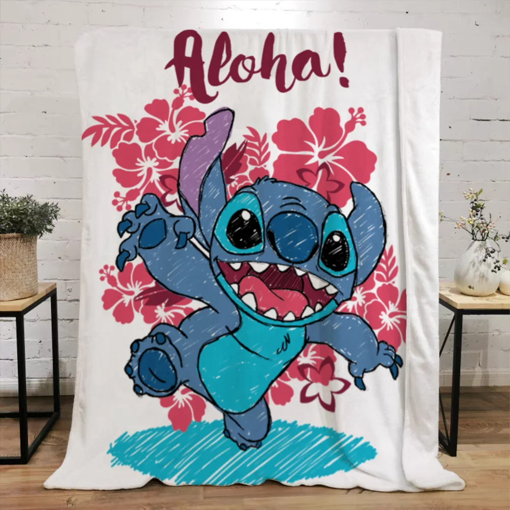 Stitchs Large Blanket for Sofa Decoration Luxury Blankets & Throws Home Interior Microfiber Bedding Beach Towel Fluffy Plaid microfiber blanket