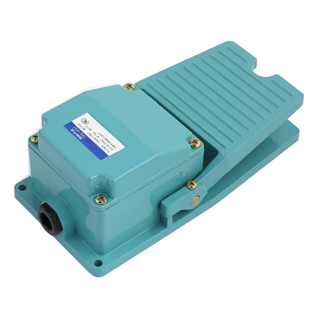 Interruttore A Pedale Industriale 250V 10A - Pedale Elettrico Momentaneo Con Cavo 2 Metri - Antiscivolo - Foto 10