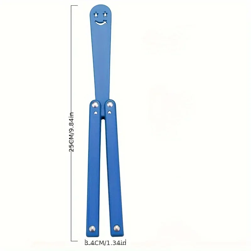 Schmetterlings-Handschlagmesser-Requisite, ungeschärftes, faltbares Plastikspielzeug für Cosplay, Verkleidung, Trainings-Requisiten – Detail 10