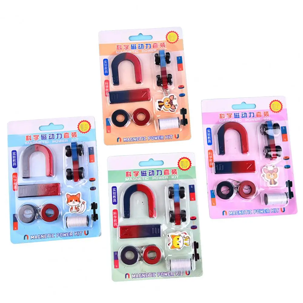 Educational Toy Physics Experimental Equipment Physics Magnet Toy Funny Wisdom Entertainment Assorted Strong Magnet Toy Kit Physics Magnetic Experiment