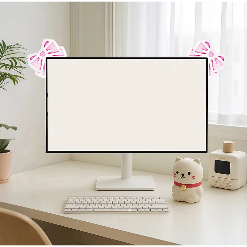 Holzbogen, kreative Desktop-Dekoration, Acryl-Bogen, hängende Dekoration, Kawaii, Zuhause, Büro und Geschenk, Heimdekoration, Weihnachtsgeschenke – Detail 15