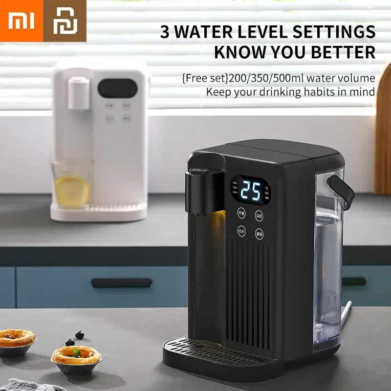 

Диспенсер для горячей воды XIAOMI мгновенный, 3 л, Настольный Электрический чайник для дома и офиса, термостат, портативный водяной насос с быстрым нагревом Mi Youpin