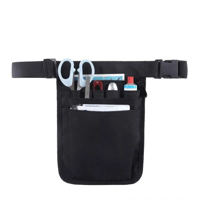Verstellbare Krankenschwester-Gürteltasche, tragbar, großes Fassungsvermögen, Oxford-Stoff, Krankenschwester-Beutel, Hüfttasche, Tasche mit mehreren Fächern, Gürtel-Organizer – Detail 10