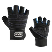 Fingerless Gym Gloves Training Fitness Gloves Gel Body Building Workout Sports Weight Lifting Glove for Men Women 1