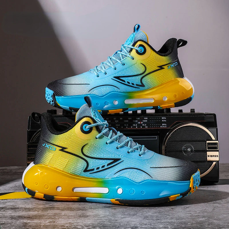 

Горячая Распродажа Мужская баскетбольная обувь с высоким верхом, носимые уличные кроссовки, женские дышащие спортивные кроссовки, мужские Противоскользящие баскетбольные ботинки