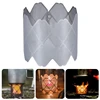 Backpacking Alcohols Stove Windbreak Plate Lightweight Stainless Steel Stove Folding Windscreen For Outdoor Camping Use 1