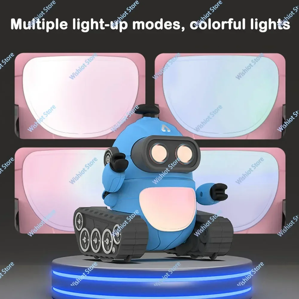 2.4G Remote Control Robot Dance Move Programable Colorful LED Lights Music Song Play Play Smart Robot Toys Kids Gift Christmas
