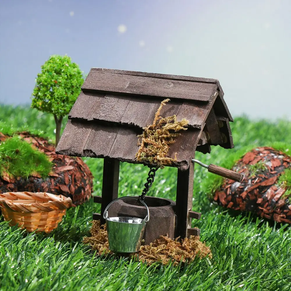 1:12 Scale Miniature Chicken Coop Mini Arch Bridge Outdoor Scene Model Dolls Accessories Dollhouse Fairy Garden Farm Decoration 3