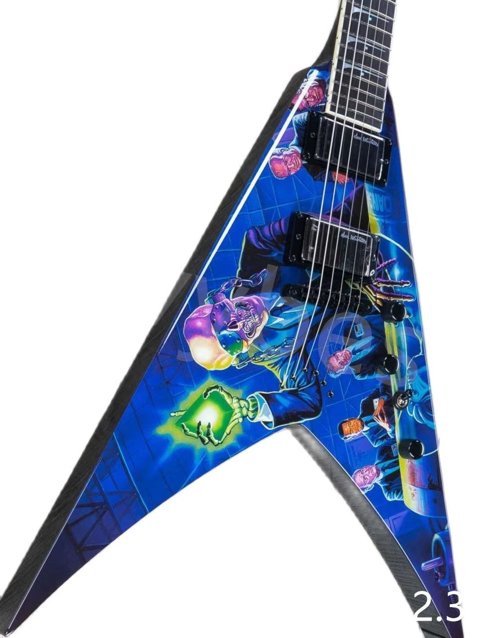 Lvybest Oem 6 String Electric Guitar Finish Gloss Fly V Free Delivery