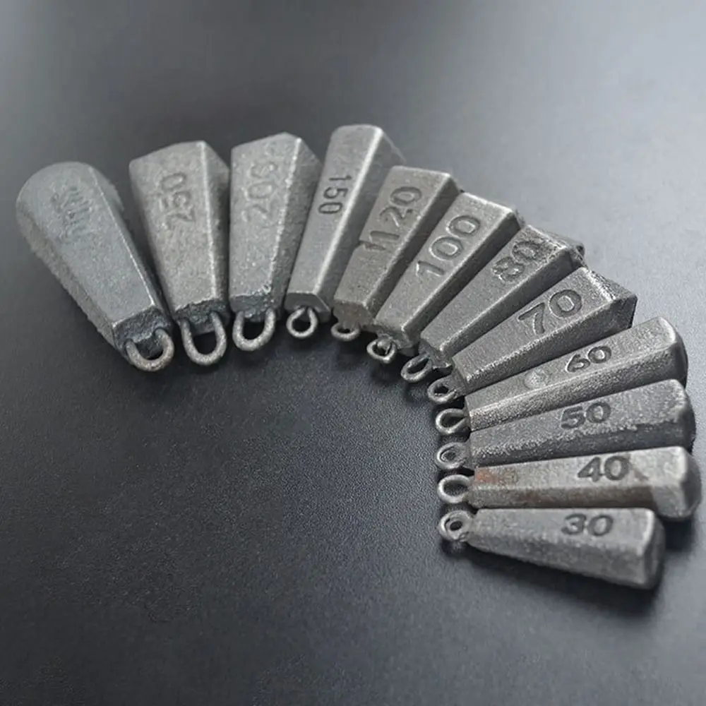 5 Stück 30g-180g Umweltfreundliche Angelbleie für Weitwürfe, Hakenverbinder, Meeresangelgewichte, Zusatzgewichte – Detail 3