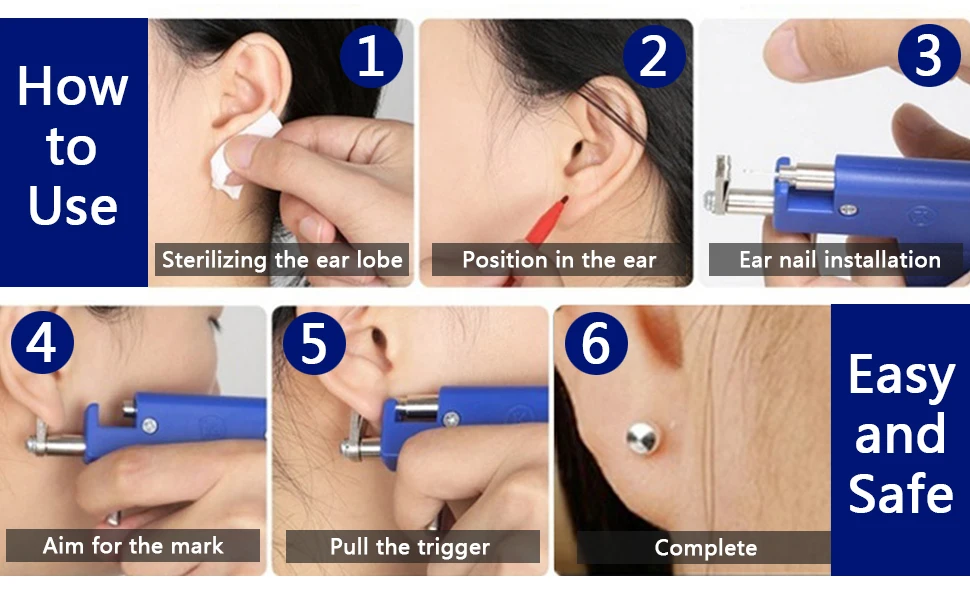 ear gun piercing kit