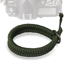 Braided Paracord Camera Wrist Strap & Hand Grip (ArmyGreen)