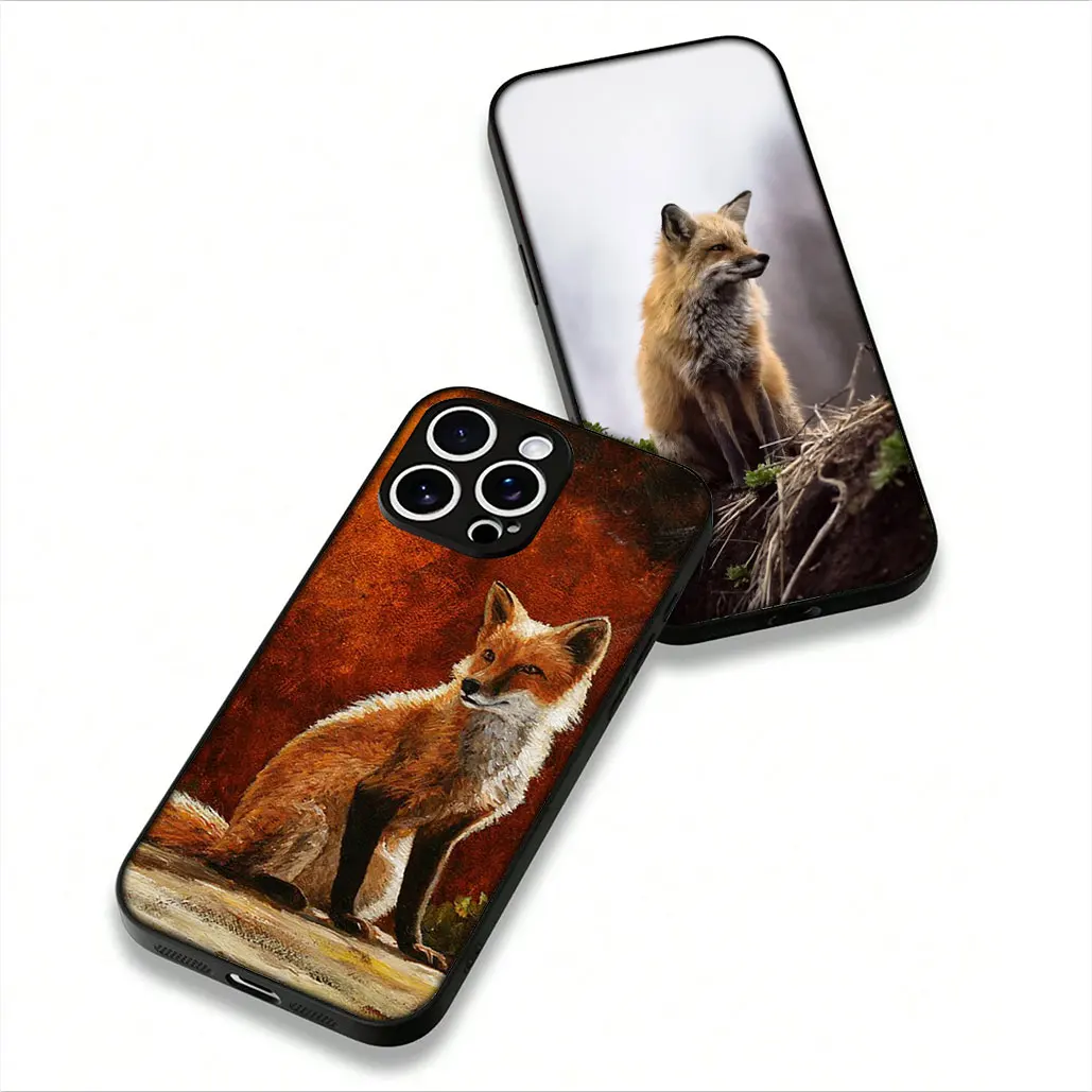 Anime Fox Funny Cute Phone Cover Case