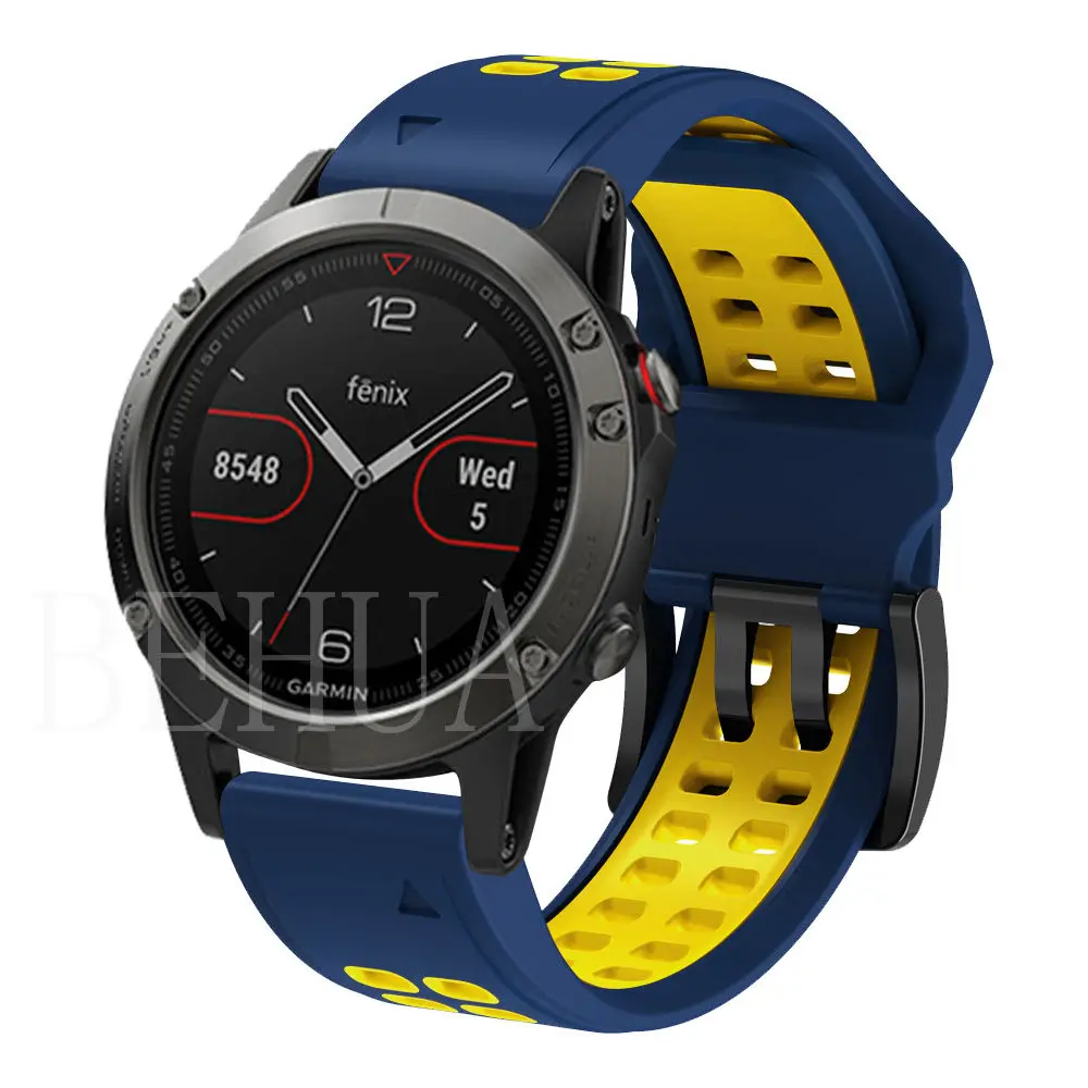 Enhanced Silicone Watch Band with Quick Release Mechanism