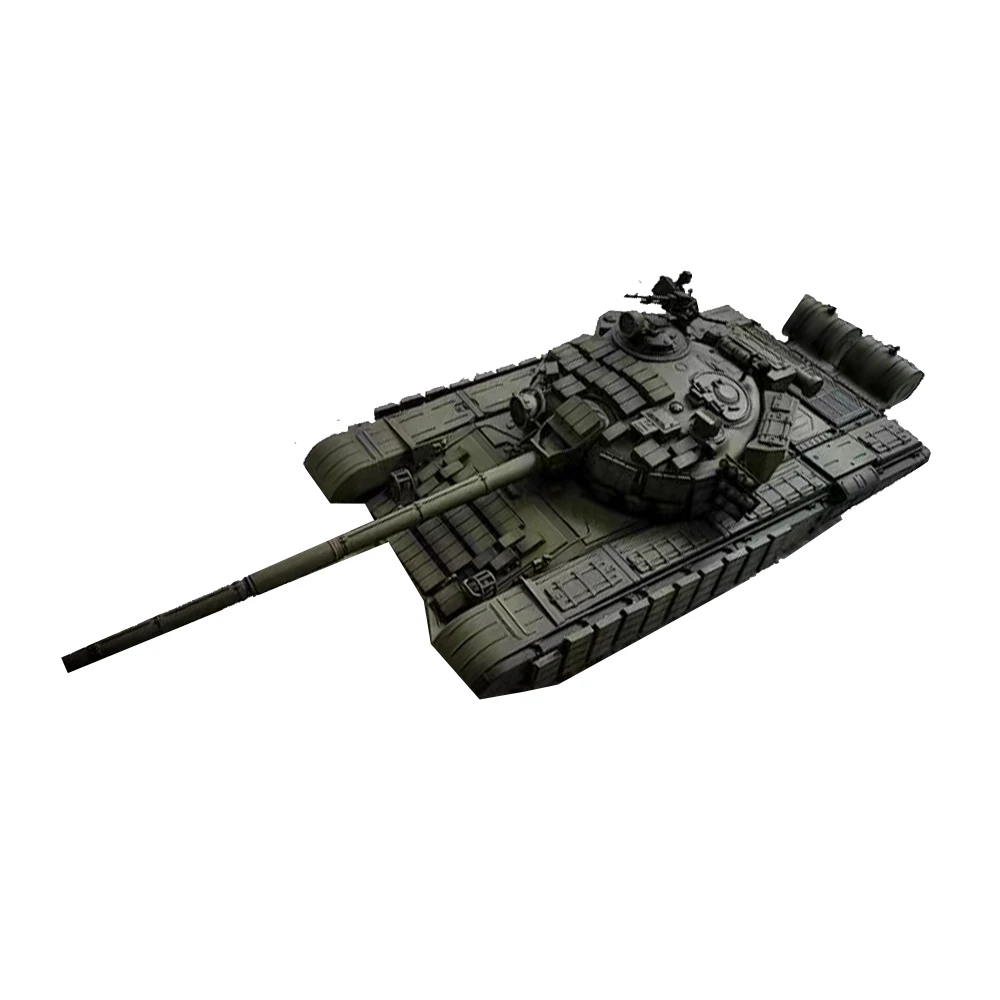 New Heng Long 1/16 7.0 Plastic Ver w/ Metal Gearbox RTR T72 Main Battle Tank RC 3939 Speaker Smoke Unit  BB Shooting Toys Boys 3