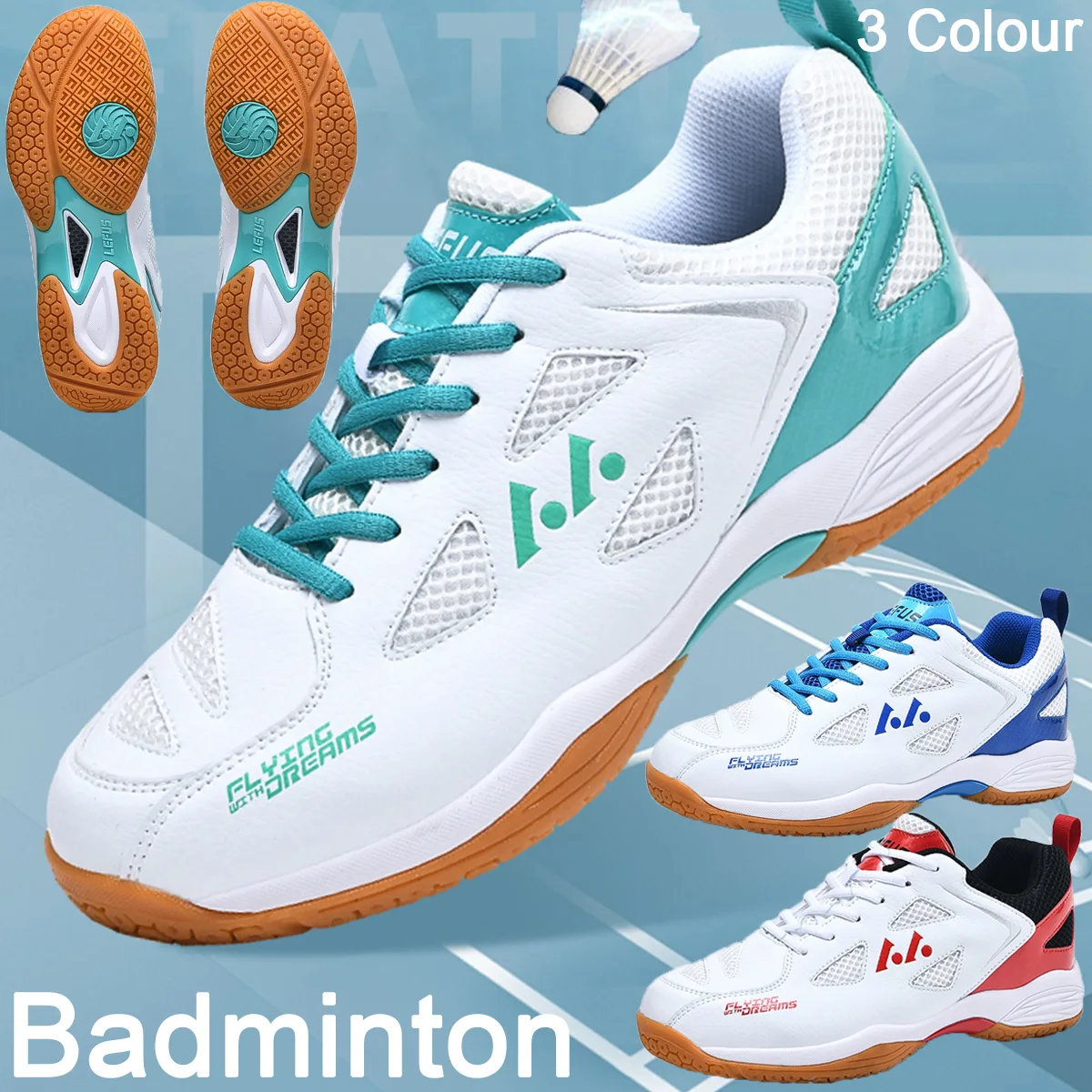 Men's and Women's Badminton Shoes Outdoor Leisure Sports Shoes Tennis Training