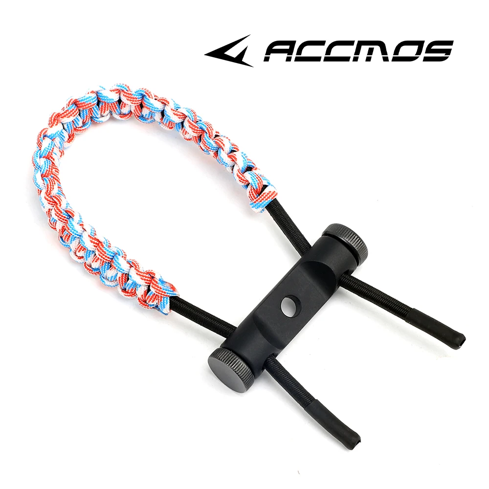 Vibrant Archery Bow Wrist Sling - Adjustable Braided Parachute Cord