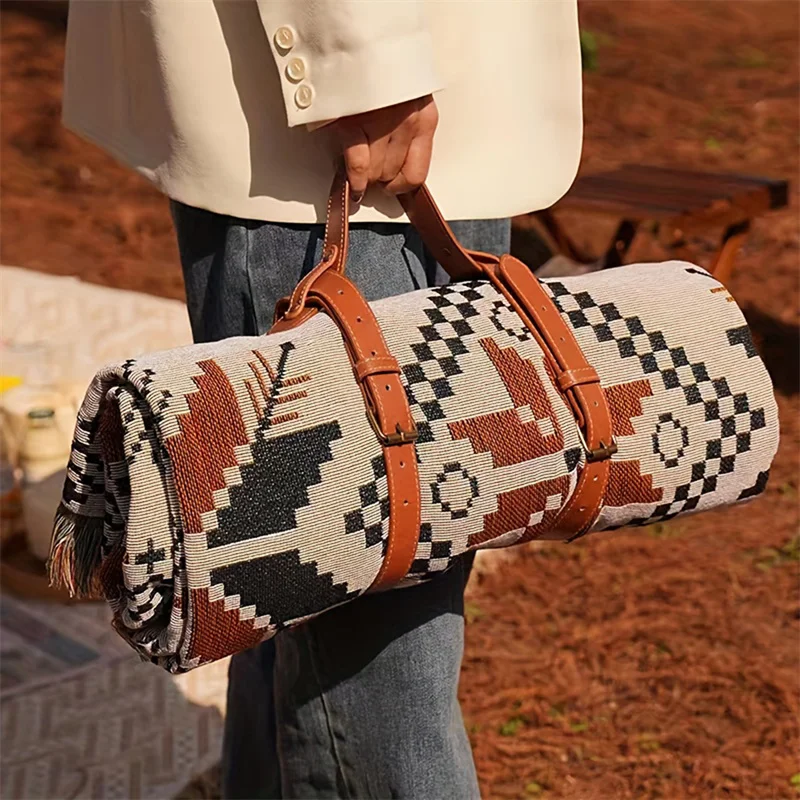 Portable Quilt Luggage Storage Blanket Carry Strap Yoga Mat For Outdoor Camping Picnics Motorcycle Bedroll Strap 3