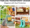 Robotime Rolife Dreamy Garden House 3D Puzzle DIY Miniature Dollhouse Kit Crafts Hobbies Bookshelf Decorative Objects DG163 3