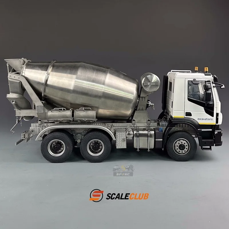 

Scaleclub Model For Iveco 1:14 6x6 All Metal Remote Control Cement Mixer Truck Door Opener Shell For Tamiya Scania MAN Parts