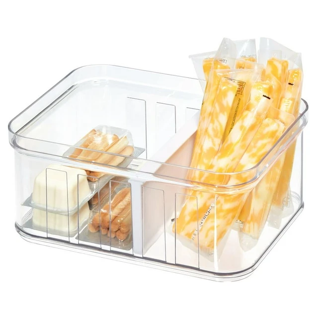 iDesign Crisp Stackable Refrigerator and Pantry Produce Food