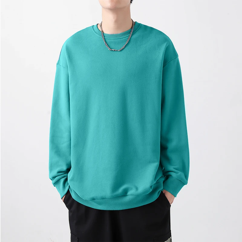 Autumn Men's/Women's Sweater Coats Casual Cotton Sweatshirts Male Round Neck Fashion Solid Color Mens Clothing Outerwear