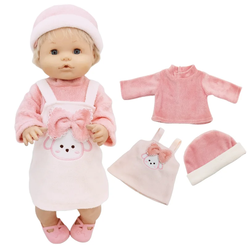40cm Reborn Baby Doll Clothes 16 Inch Nenuco Clothes Rompers Doll Wears 6
