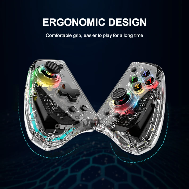 Ks41 Joypad Controller Wireless Gamepad Wake Up 6 Axis Gyro Controller Funzione Joystick In Metallo Compatibile Per Nintendo Swtich