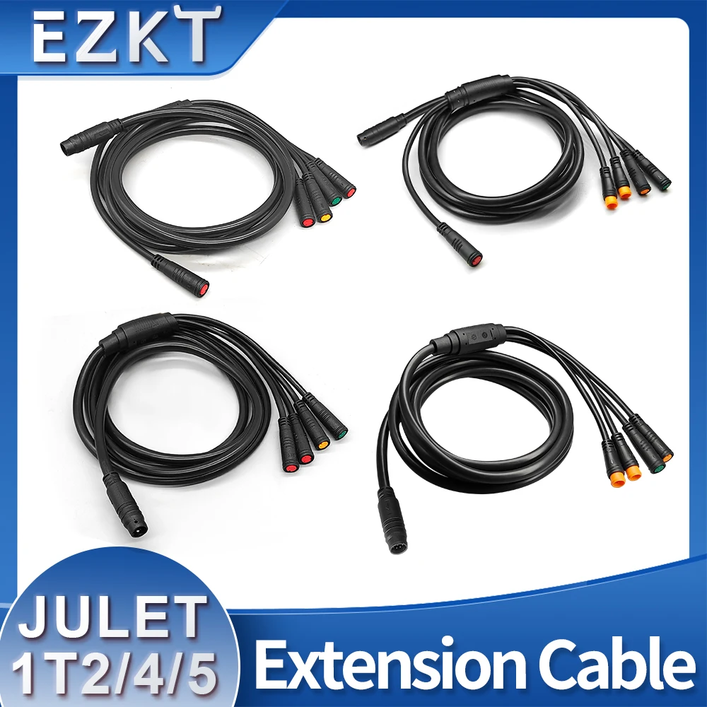 Cavo Linea Principale Impermeabile 1T5 Per Bici Elettrica – 9 Pin Per Controller KT Con Connettori Display/Freno/Acceleratore