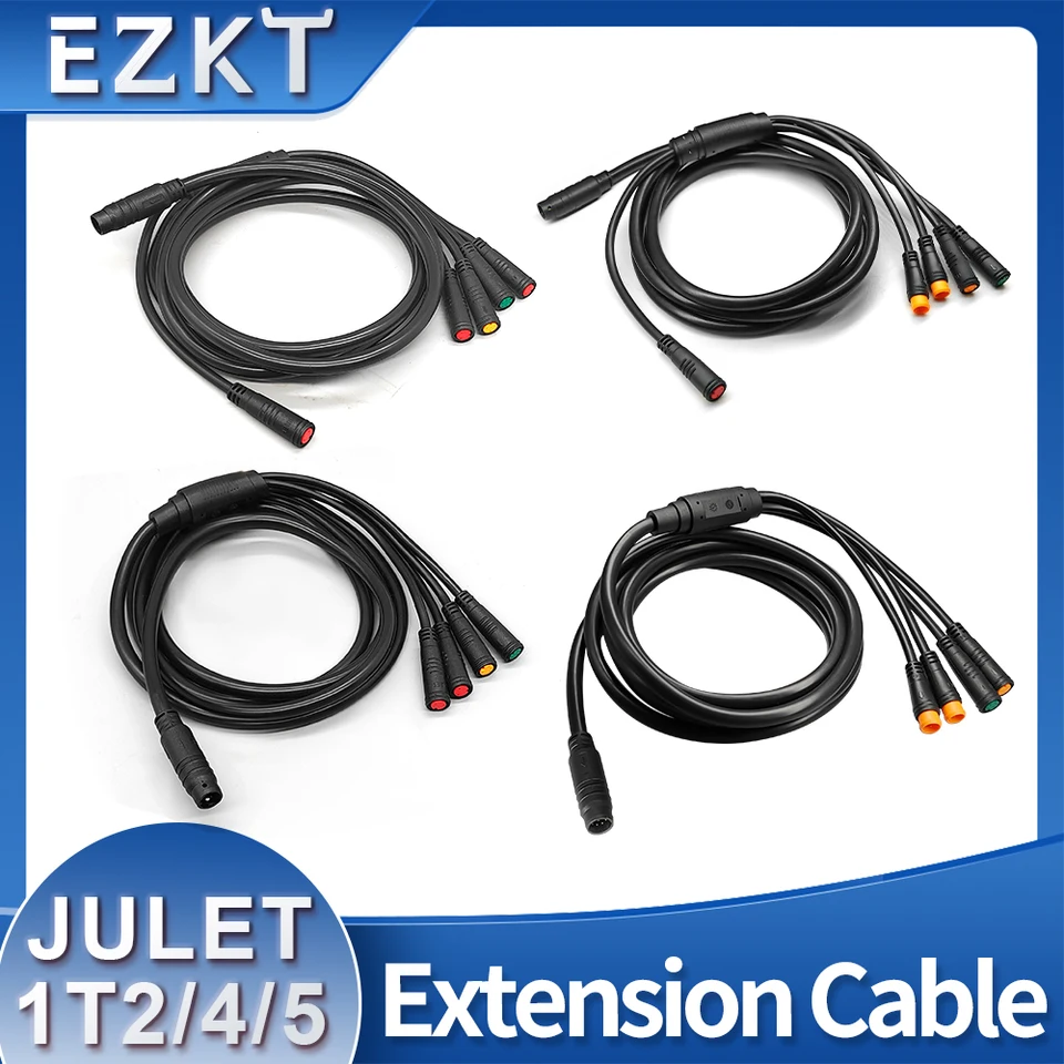 Câble Moteur étanche Pour Vélo électrique – 1T2/1T4/1T5 – Accessoire De Conversion