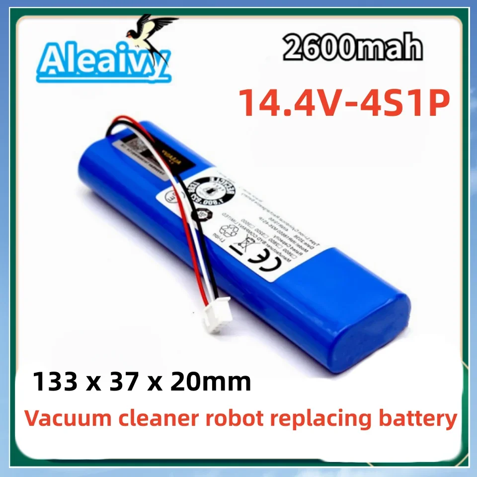 

14.4V 2600mAh Robot Vacuum Cleaner Replacement Battery for Ecovacs Deebot Ozmo 920,930,901,905,937,900 Lithium Ion Battery New