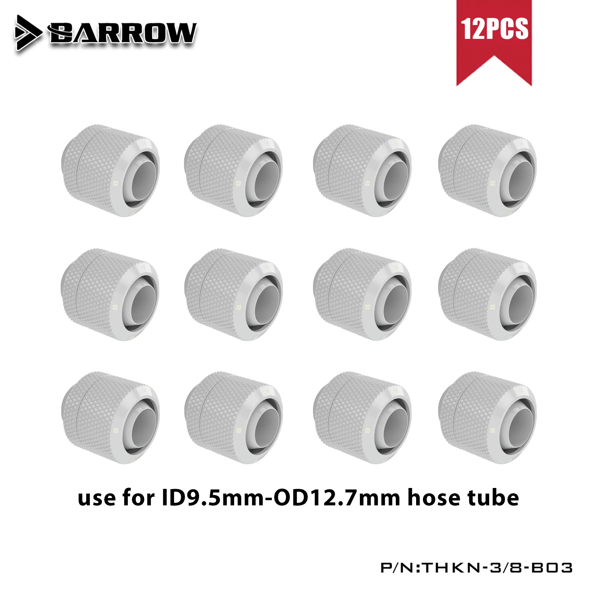 Barrow 12 Pcsthkn3 8-b03 id od 10x13 mm Acessórios para Tubos Macios g1 Acessórios para Tubos Macios - Imagem 6