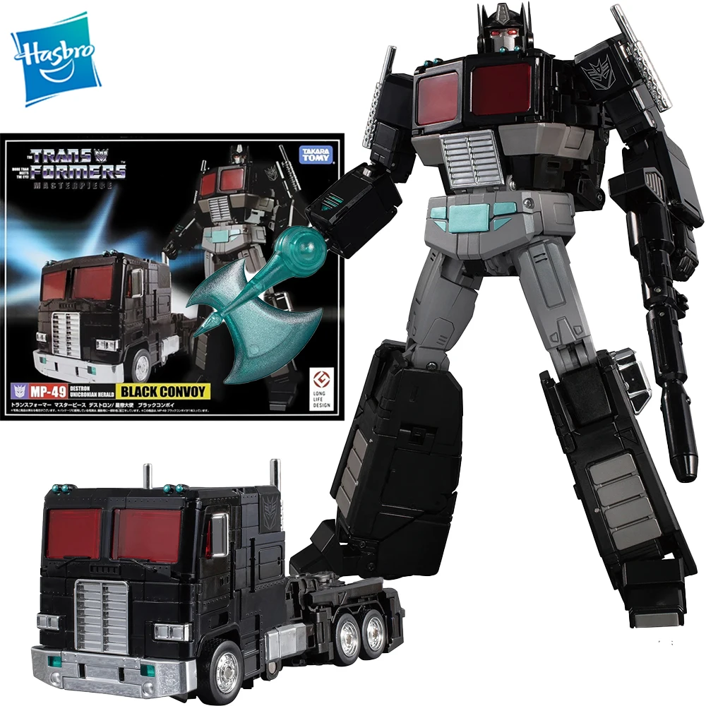 

Original Hasbro Transformers Takara Tomy Masterpiece MP-49 Black Convoy (Nemesis Prime) Action Figure Collectible Model Toy