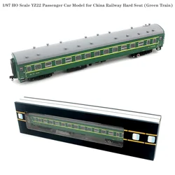 1/87 HO Scale YZ22 Passenger Car Model for China Railway Hard Seat (Green Train) Finished product collection model