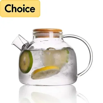 1.8L Transparent Glass Teapot 1