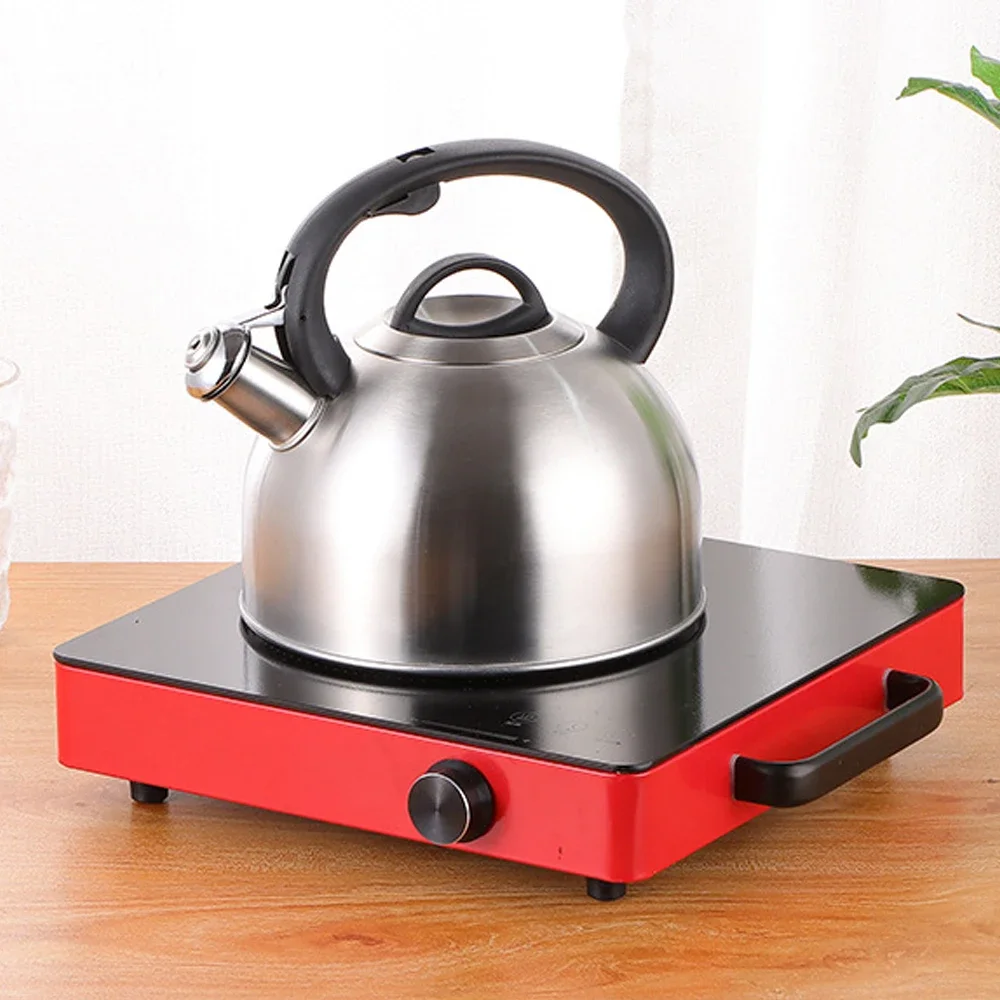 Whistling Tea Kettle Stainless Steel Stovetop Tea Pot Water Kettle Flat  Bottom Boiler with Infuser Sound Pot Gas Stove Kettle - AliExpress