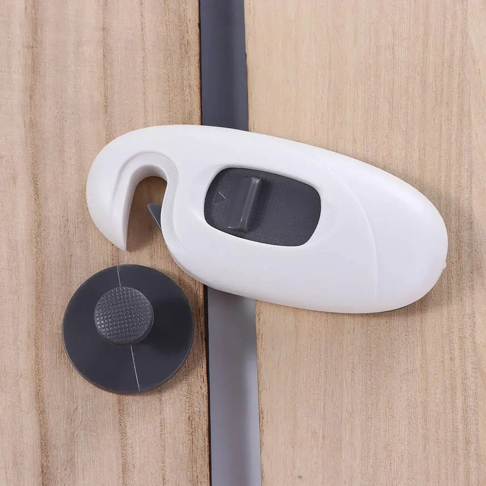 Simple Installation Punch-free Baby Safety Lock Refrigerator Door Lock Storage Cabinet Door Lock Anti-Pinch Hand Door Lock