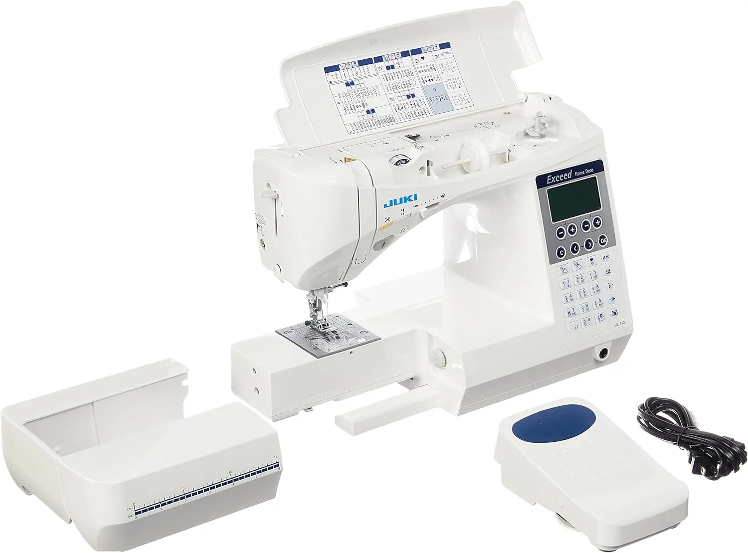 Sewing and Quilting Machine Automatic One Touch Needle Threader and Automatic Thread Cutting 8.3"D X 17.5"W X 11.4"H