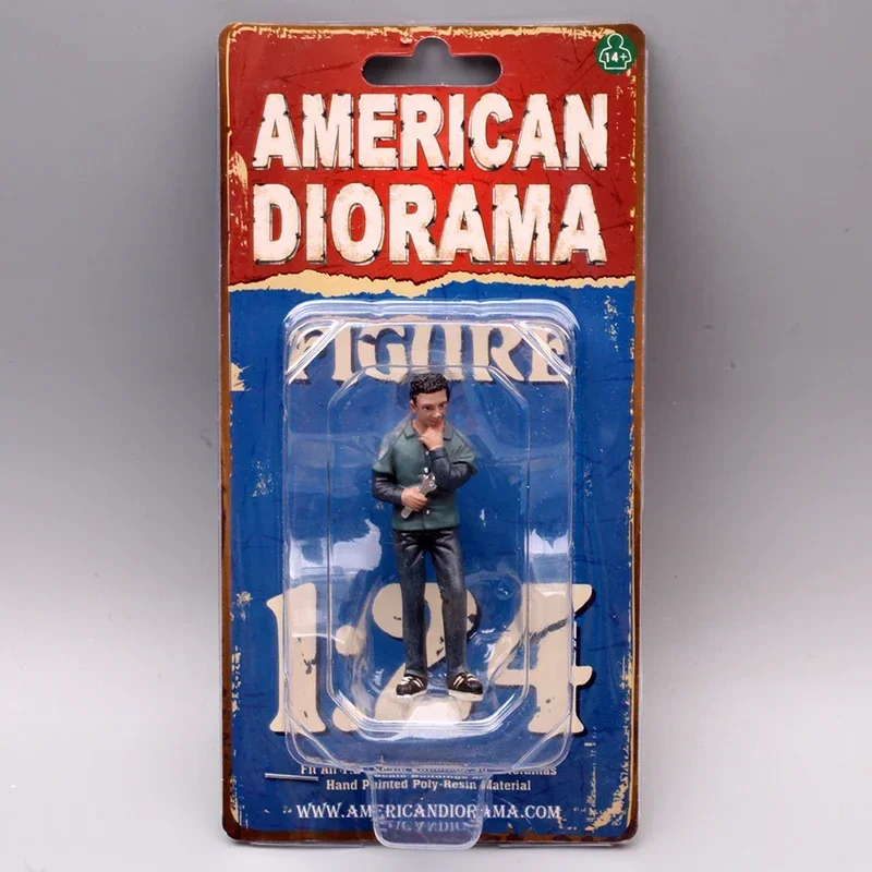 B-M 1/24 Scale Auto Mechanic Repairman Resin Figure Model Scene Ornament Doll Car Scene Accessory Pre-Order Ship Out in 2 Weeks
