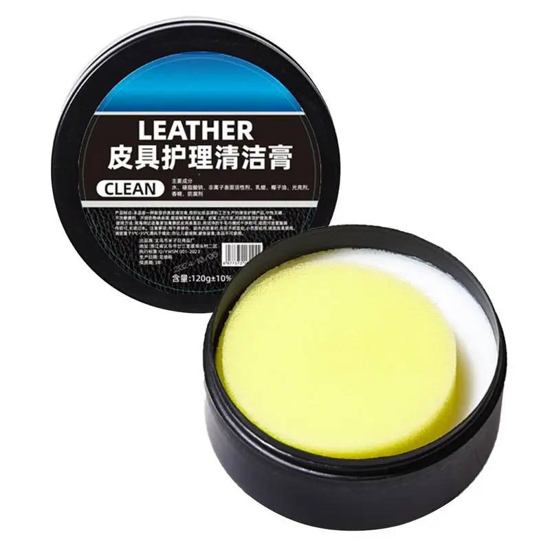 120g leather care cleaning cream Odorless Car Leather Color Restorer Household car and furniture leather repair kit