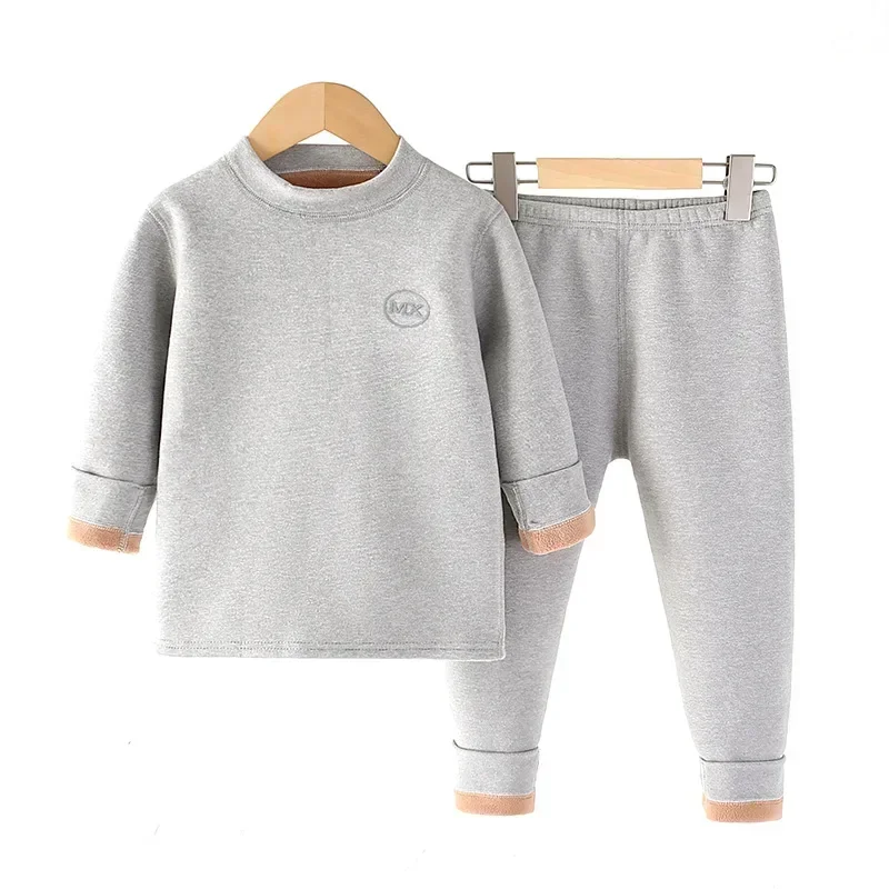 Thermal Underwear for Boys Fleece 37&deg;C Constant Temperature Two Pieces Children Winter Clothes Set Teenage Kids Long Johns children clothes children underwear suits