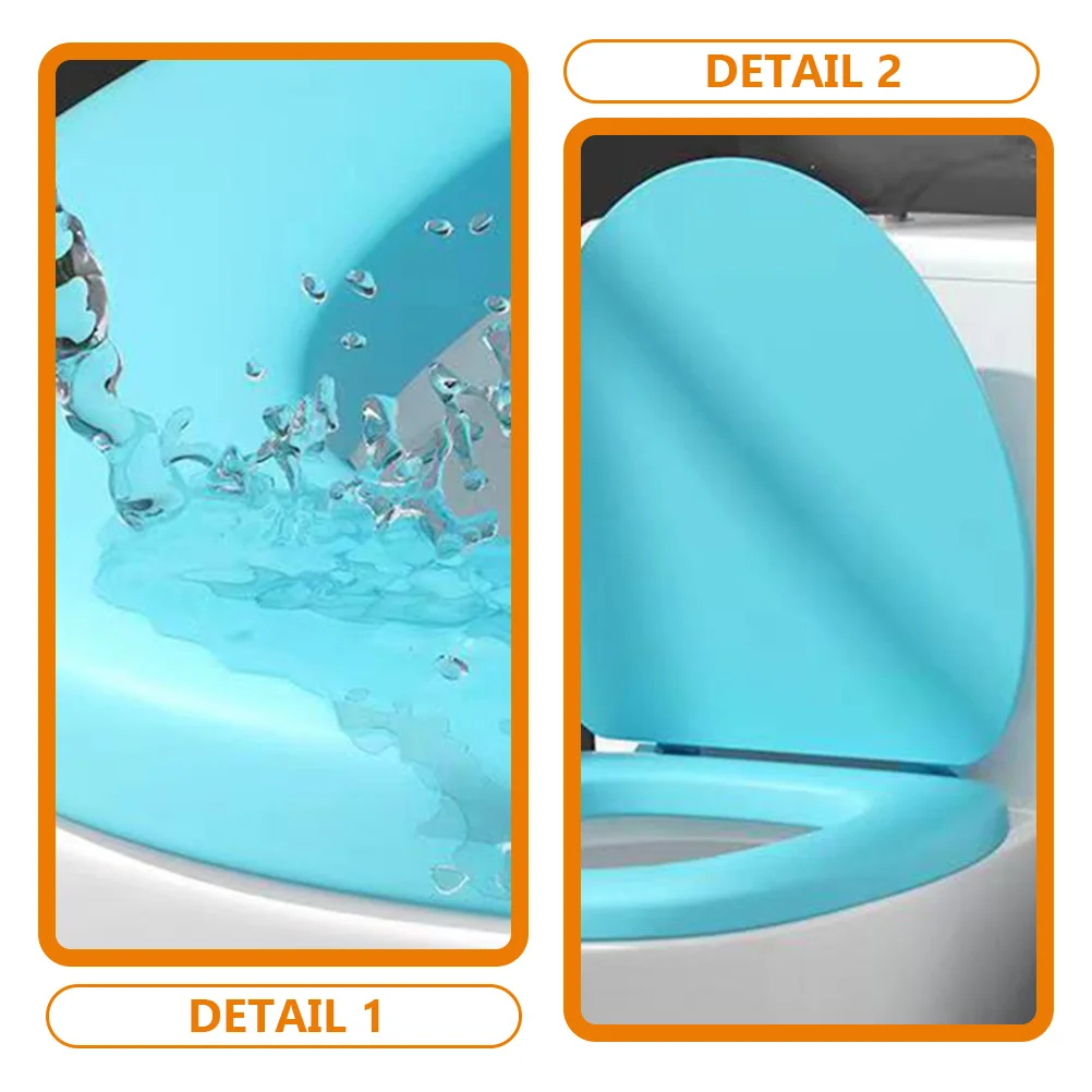 Thickened EVA Toilet Seat For Toilets Bathroom Eva Cover Washable Reusable Home Travel Use Practical Decorative Effect