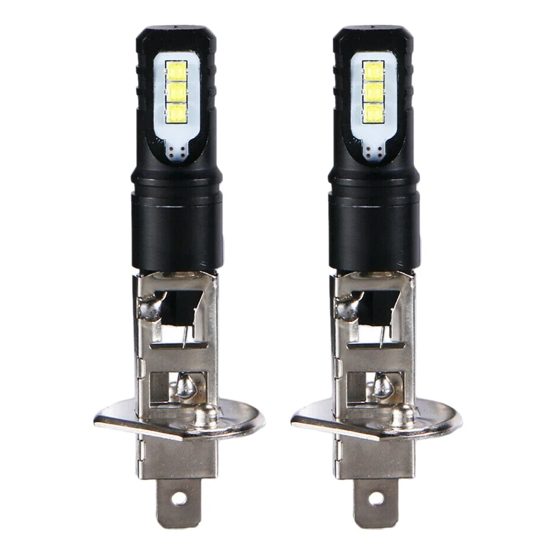 2X H1 6000K 6000LM DRL LED Headlight Bulb Kit High-Beam led bulb led headlight fog and headlight bulbs