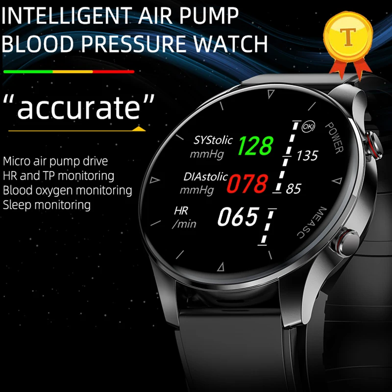 New Updated True Accurate Blood Oxygen Pressure Heart Rate Airbag Air