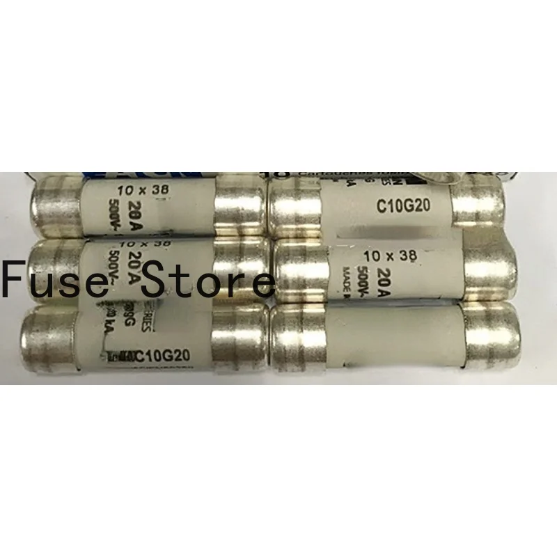 

2PCS Fuse Genuine C10G20 400V 20A 10 * 38mm GG/gL