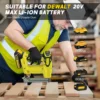 Cordless Electric Nail Gun for Straight/N-shape Nails Woodworking Universal Nailing Machine for Dewalt 20V Battery (No Battery) 2