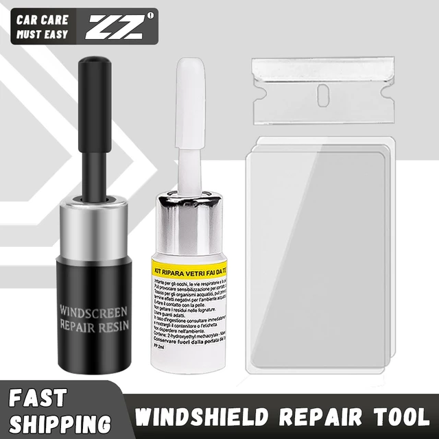 Auto Glass Repair Fluid Front Windshield Tool Fix Set Crack Solution Three  Removal Care Accessorie Window Support Resin Maintain - AliExpress